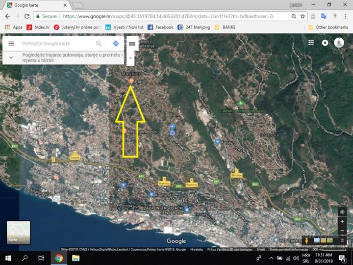 Marinići centar, uz kružni tok