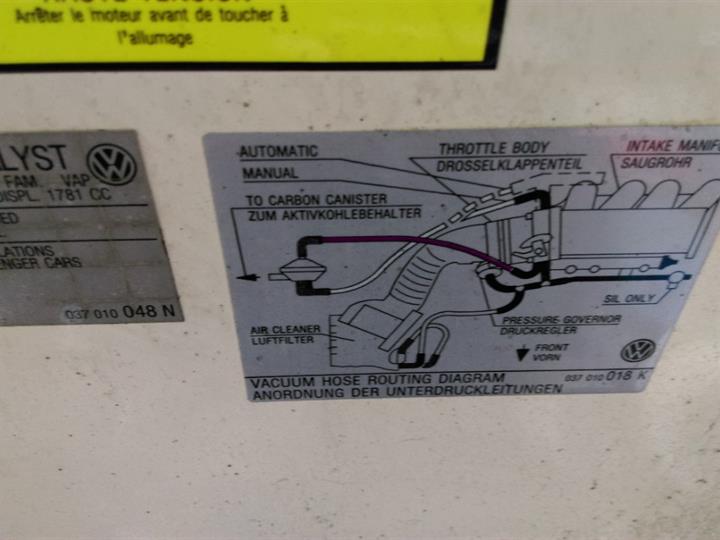 VW Golf 2, 1.8, američki