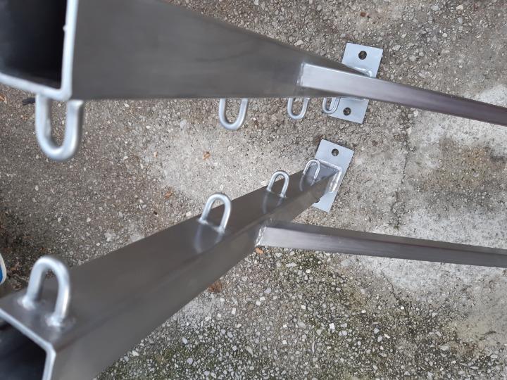 Inox tiramola, sušilo za robu