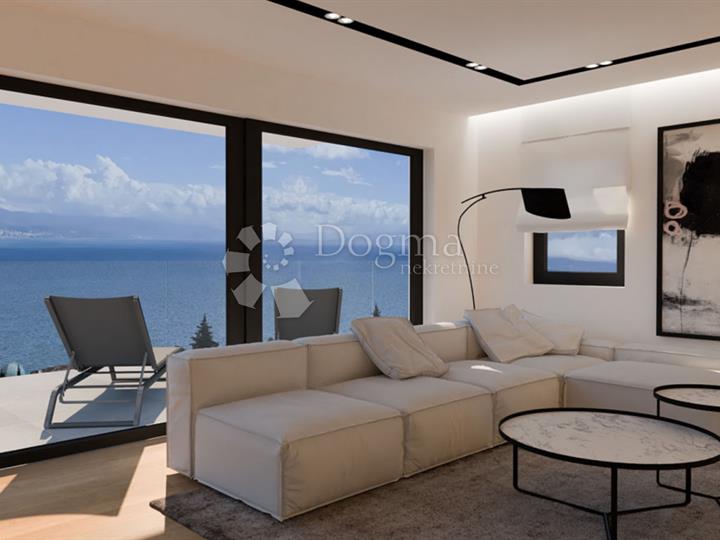 Opatija, 3S+DB, novogradnja s pogledom na more