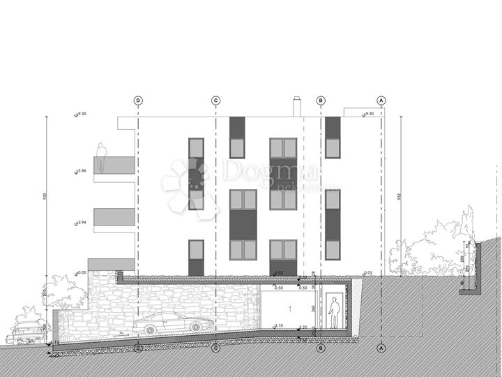 Opatija, 3S+DB, novogradnja s pogledom na more