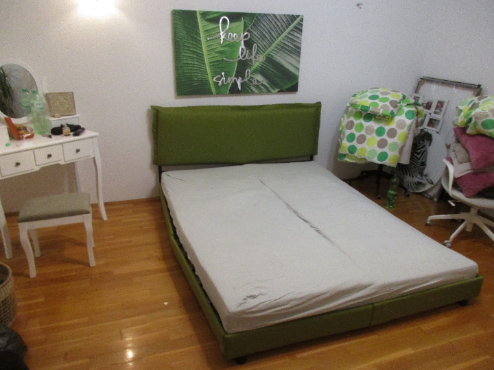 Ležaj 160x200 cm s podnicom, poklon