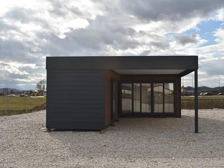 Montažna glamping kućica 30m2