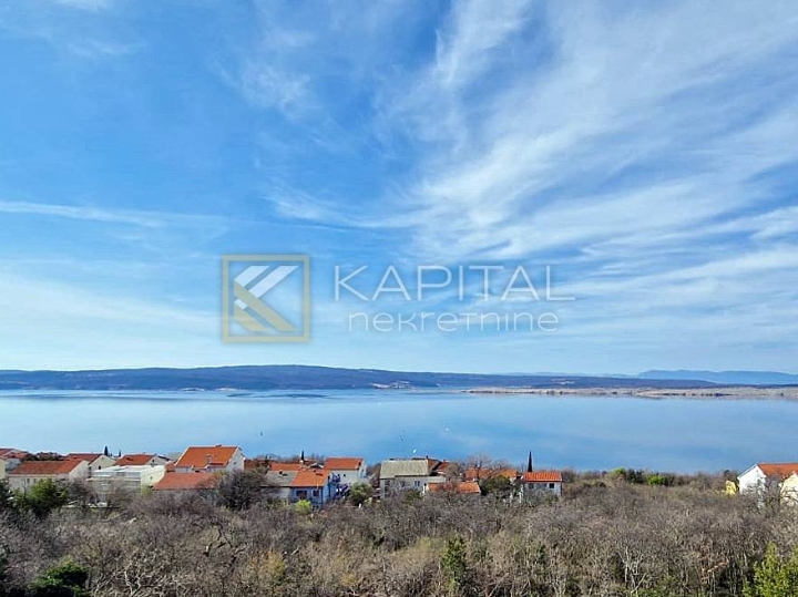 Dramalj, novogradnja, dvoetažni stanovi, pogled na more