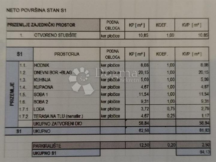 Krk - Šilo - apartman u novogradnji s bazenom