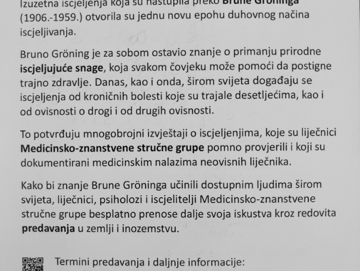 Liječničko informativno predavanje