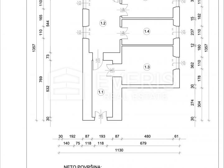 Rijeka, centar - Korzo, 2S+DB, 80 m2