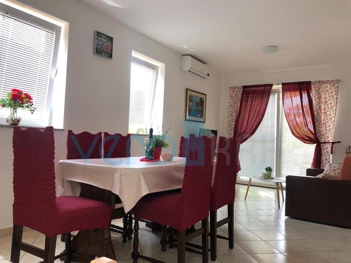 Otok Krk, uvala Soline, 1S stan, 57m2, prizemlje