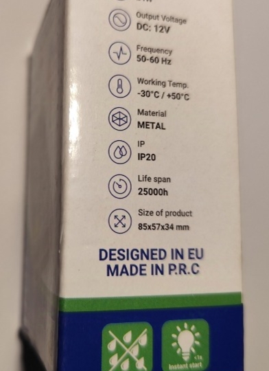 Adapter napona 220V / 12V - 25W