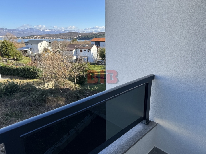 Otok Krk-Čižići, 2S+DB, novogradnja, 1. kat, parking