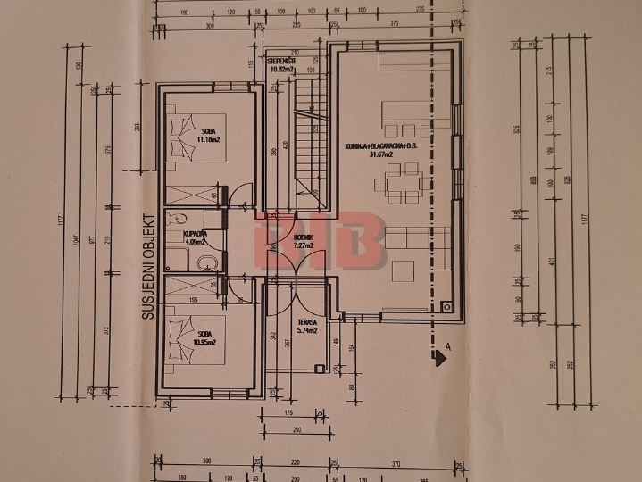 Otok Krk-Čižići, 2S+DB, novogradnja, 1. kat, parking