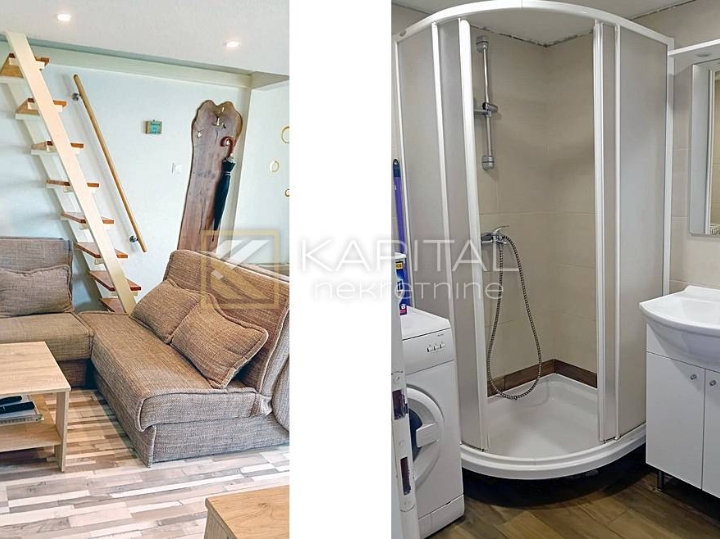 Centar Opatije, dvoetažni stan s pogledom na more