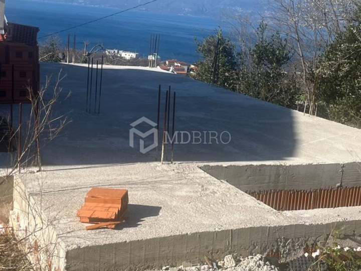 Kostrena - započeta gradnja pogled more