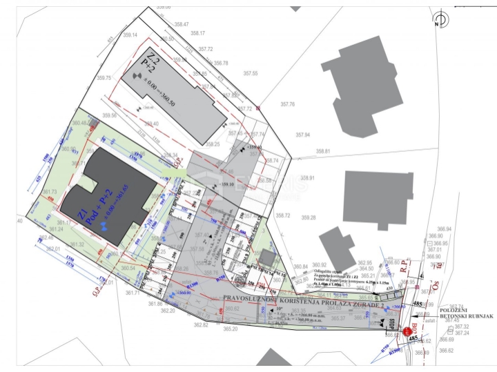 Viškovo, zemljište 2.268 m2 s građ. dozvolom, hitno