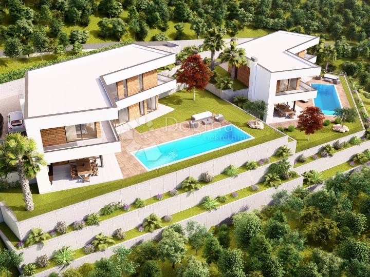 Mošćenička Draga zemljište sa dozvolom za vilu