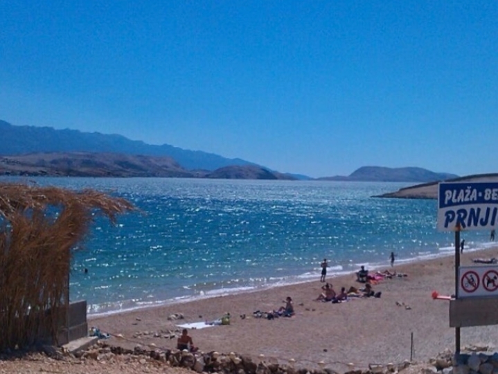 Novalja Pag, zemljište uz plažu i more za gradnju T-3 kamp