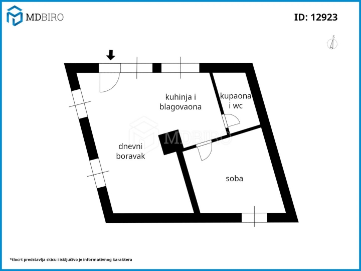 Kostrena - kuća korak do mora