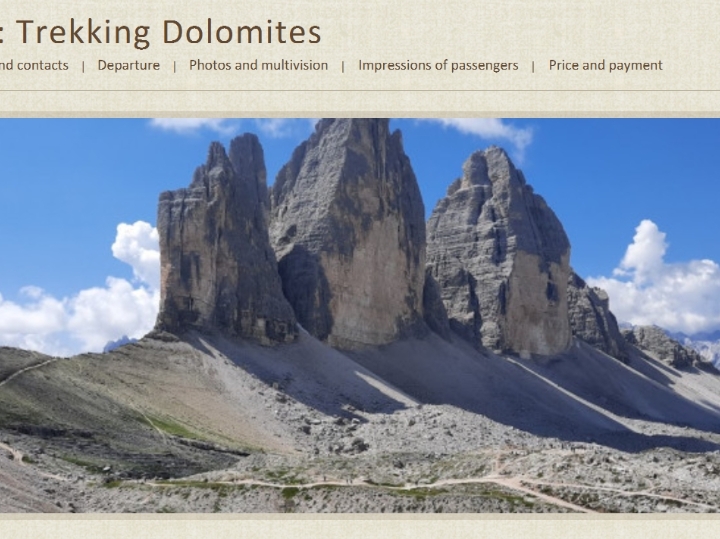 Dvije karte za trekking turu po Dolomitima