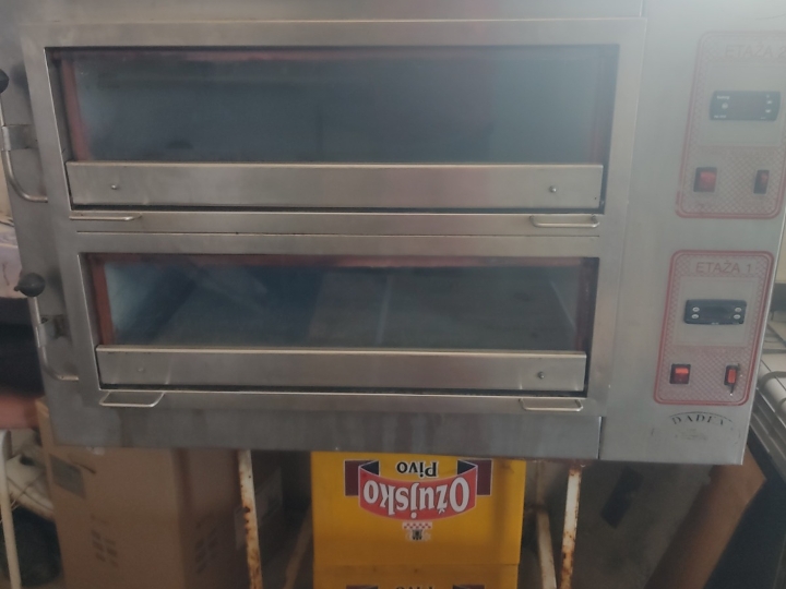 El. peć za pizze, 2 etaže
