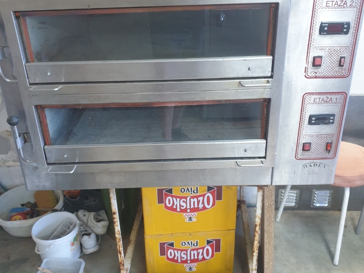 El. peć za pizze, 2 etaže