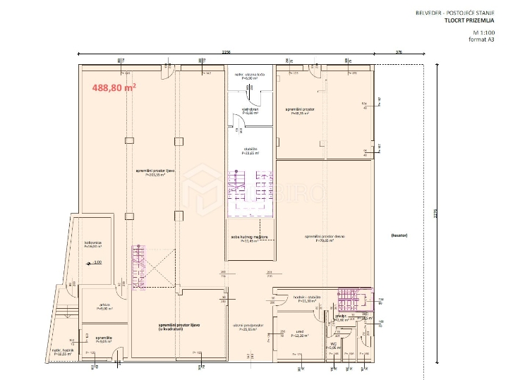 Rijeka, Centar, 1200 m2, parking