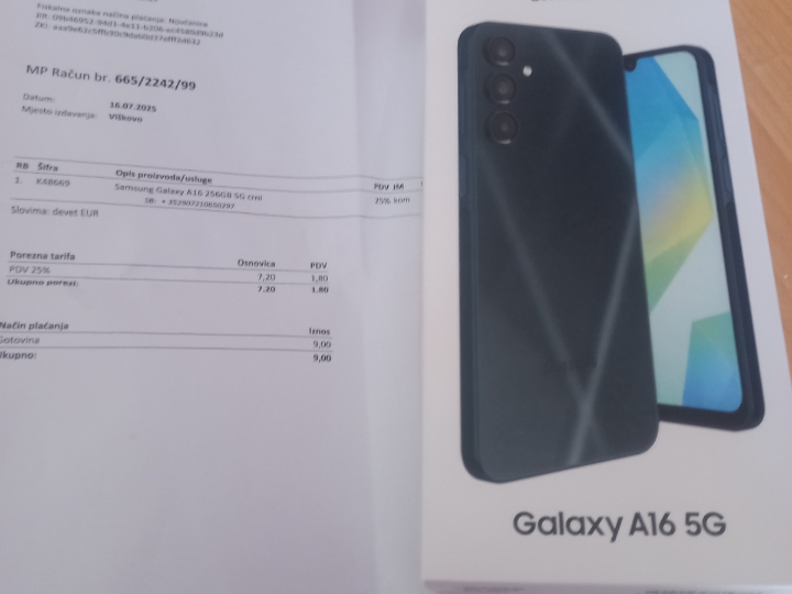 Samsung Galaxy A16 256GB 5G crni