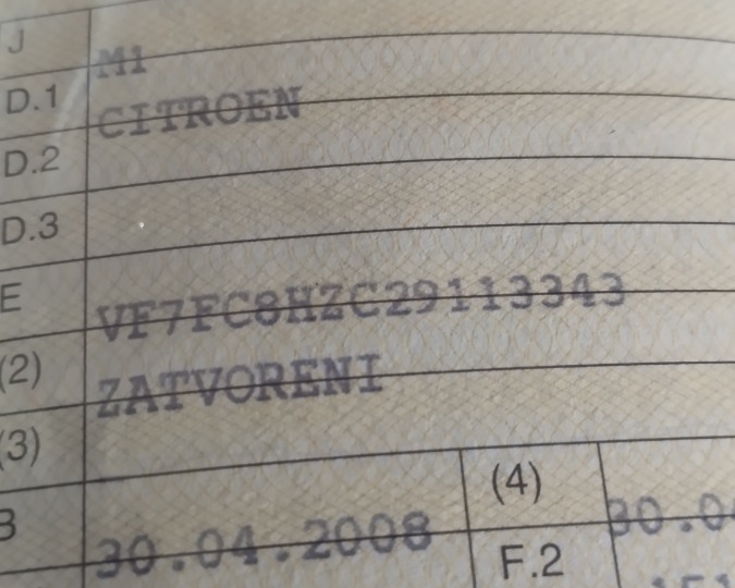 Citroën C3, reg. do 21.07.2026.