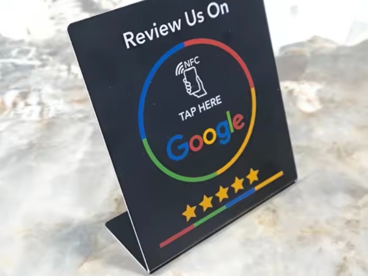 Google NFC stalak za recenzije