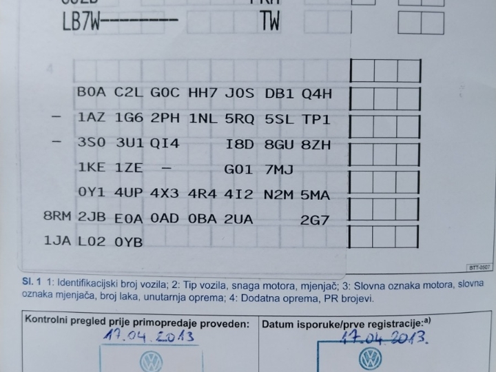 VW Golf 7, 1.2 TSI, 2013. g.