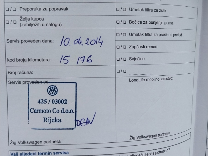 VW Golf 7, 1.2 TSI, 2013. g.