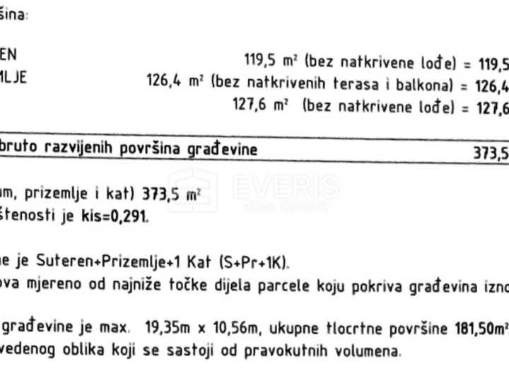 Opatija okolica, Poljane, zemljište 1.283 m2, građ. dozvola