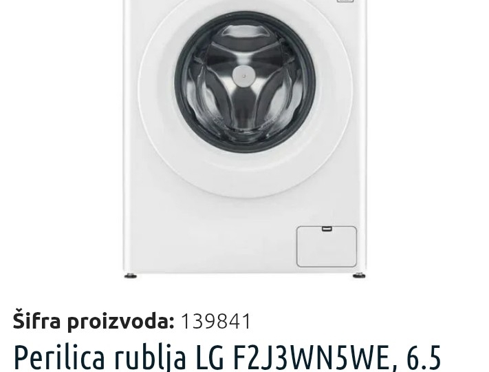 Perilica LG - treba ležaj promijenit