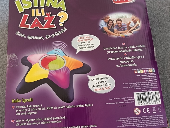Istina ili laž - društvena igra