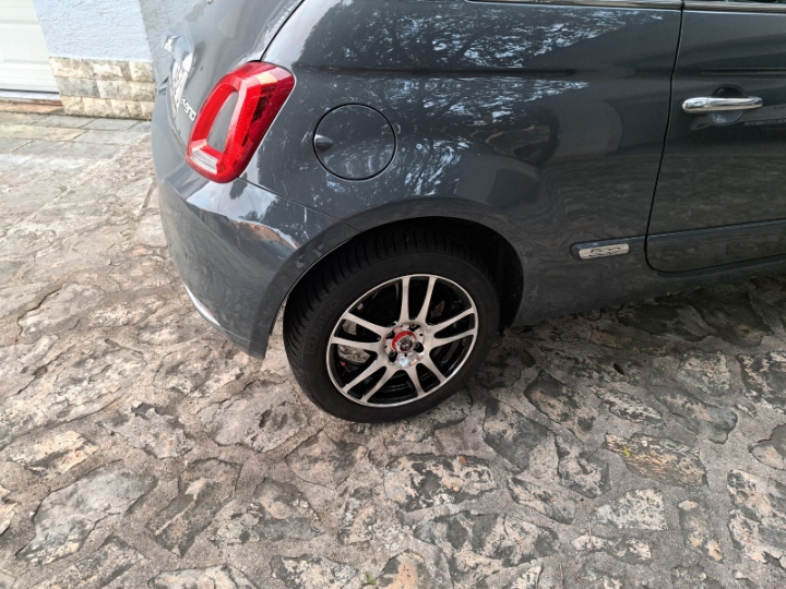 Alu. felge i gume Fiat 500