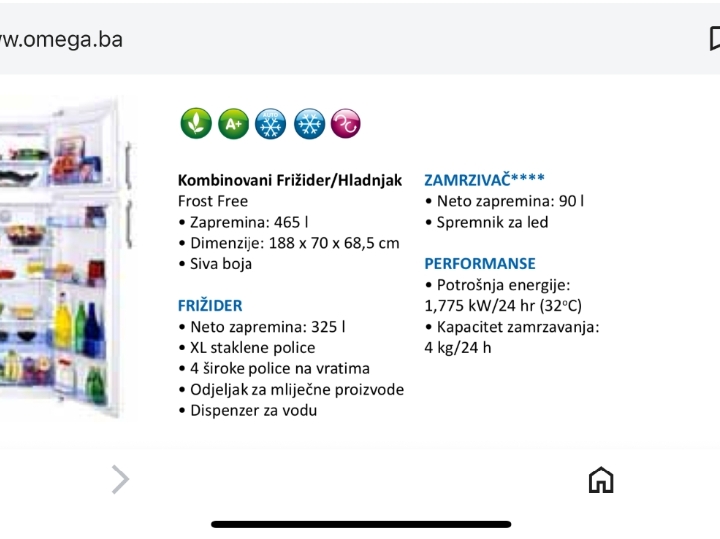 Hladnjak Beko DN 147120 DS