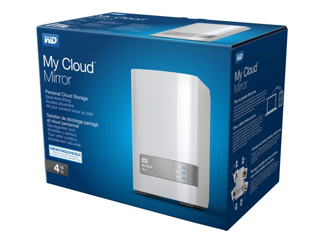 WD MyCloud Mirror (Gen 2) 2x4TB NAS