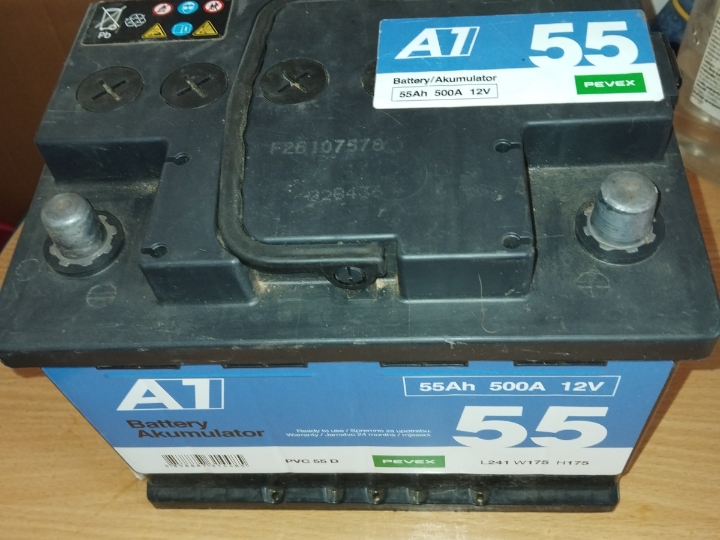 Akumulator A1 12v 55Ah pod garancij