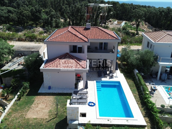 Novalja, Jakišnica, Kuća s bazenom, 160m2
