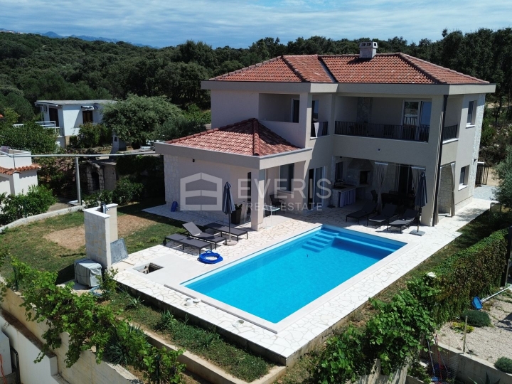 Novalja, Jakišnica, Kuća s bazenom, 160m2