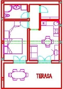 Dugoročno jednosoban stan 40m2