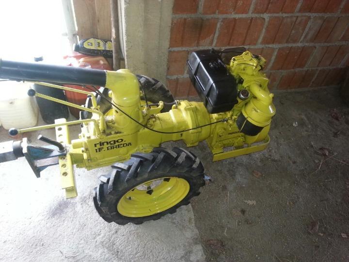 Motokultivator dizel s priključcima