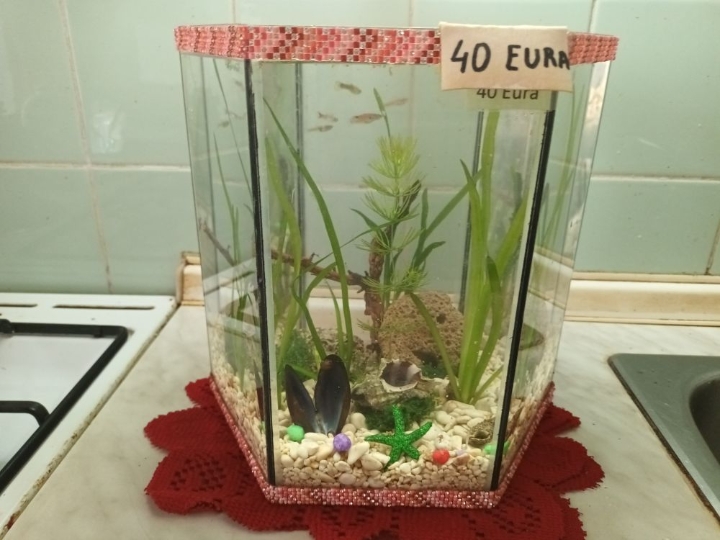 Akvarij 54 litre, sa postoljem