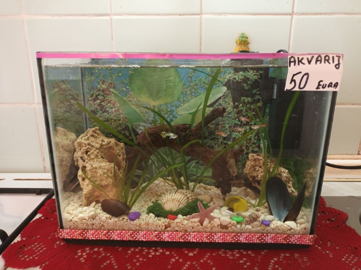 Akvarij 54 litre, sa postoljem