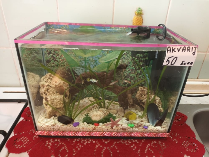 Akvarij 54 litre, sa postoljem