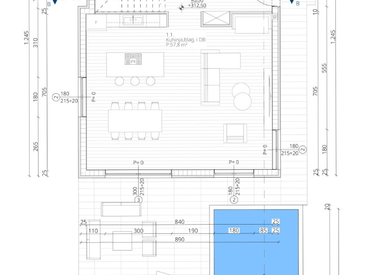 Poljane, vila 240 m2 s pogledom