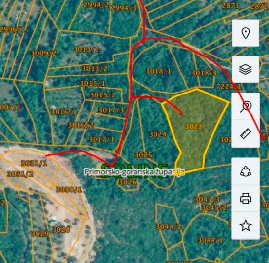 Otok Krk, zemljište 3,000 m2
