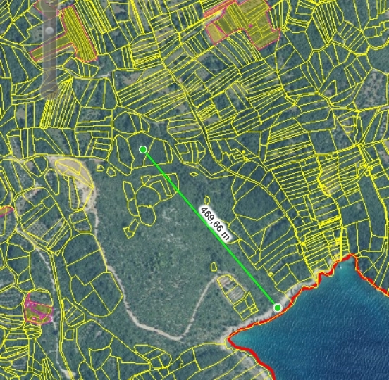 Otok Krk, zemljište