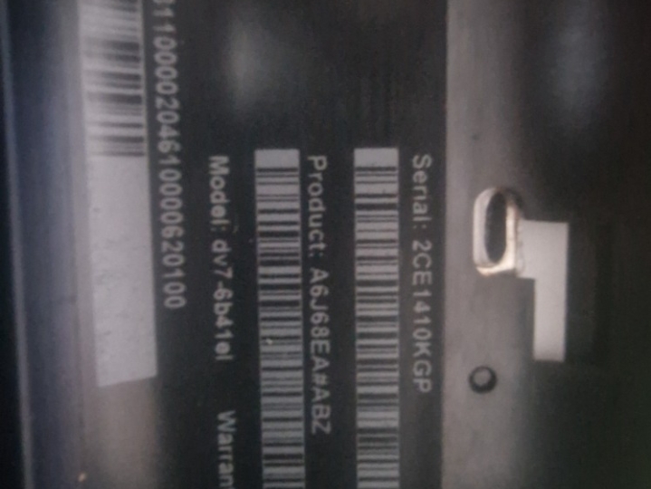 HP Pavilion DV7,i7