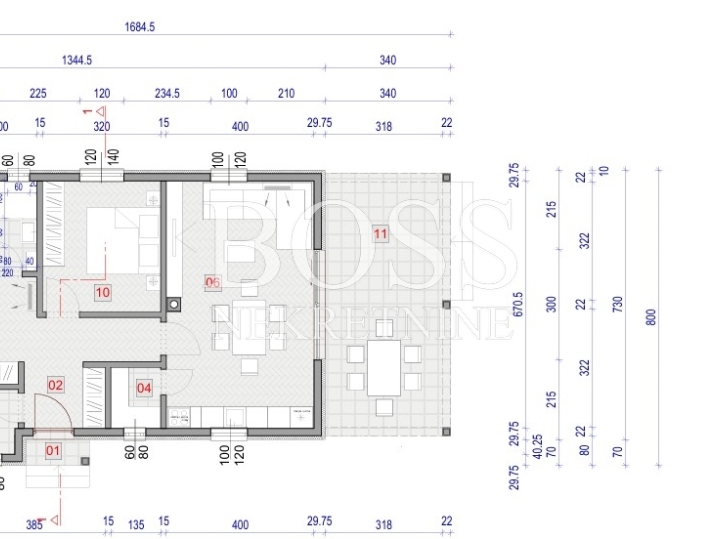 Šilo, građevinski teren 513m2, 145.000€