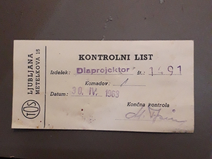Diaprojektor